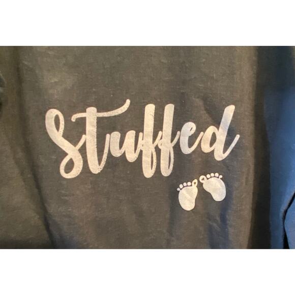 HOSTS PICK! “Stuffed" with baby Sweatshirt Size L - Picture 2 of 5